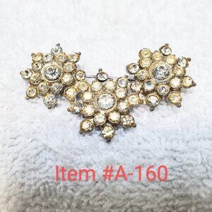 A cluster gem brooch , item # A-160